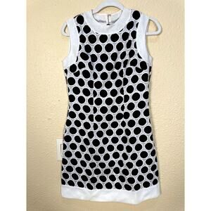 Retro Polka Dot Shift Dress